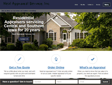 Tablet Screenshot of nealappraisalservice.net
